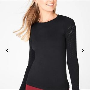 Fabletics sync workout top- black